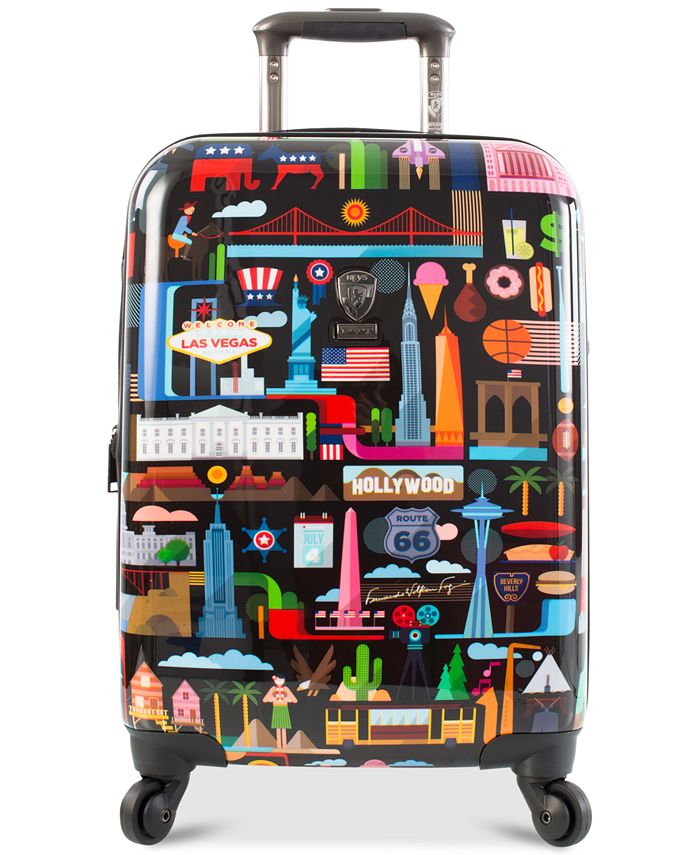 Heys FVT USA 21" Expandable Hardside Spinner Suitcase Macy's