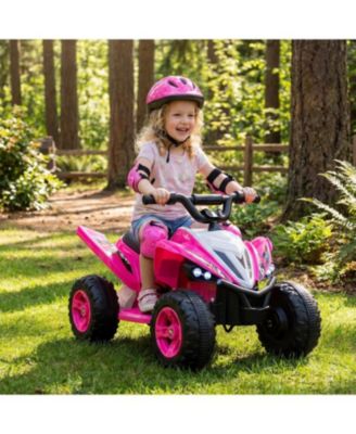 12V Kids Ride On ATV 4-Wheeler Quad with LED Lights & 7 MPH