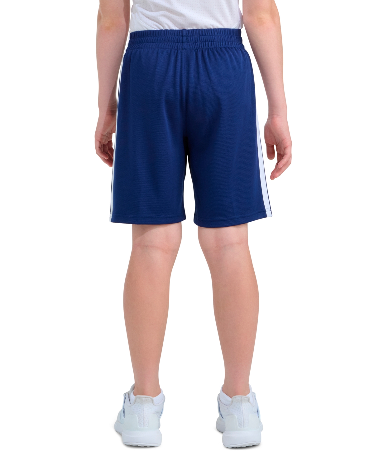 adidas Boys' 8-18 Elastic Waistband Drawcord Shorts