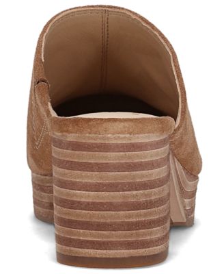 Women's Campus Block Heel Leather Clogs