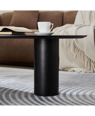 Modern Oval Luxury Coffee Table, Sophisticated Living Room Center Table