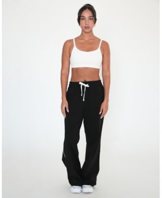 Women's Rugby Piping Relaxed Wide Leg Pant