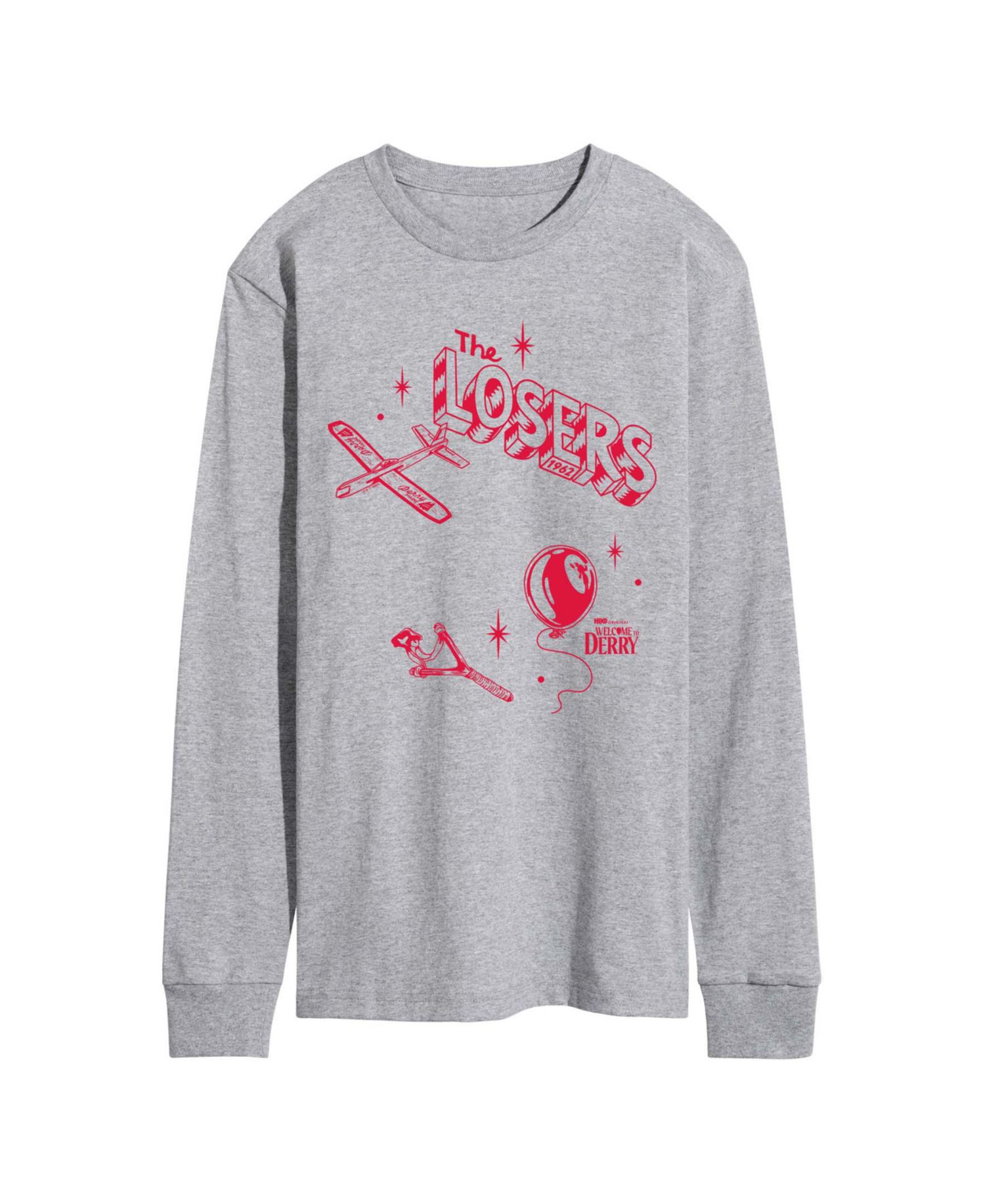 Men's Welcome to Derry The Losers Long-Sleeve Graphic T-Shirt