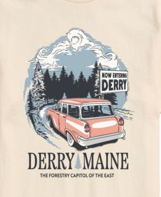 Men's Welcome to Derry Destination Crewneck Graphic T-Shirt