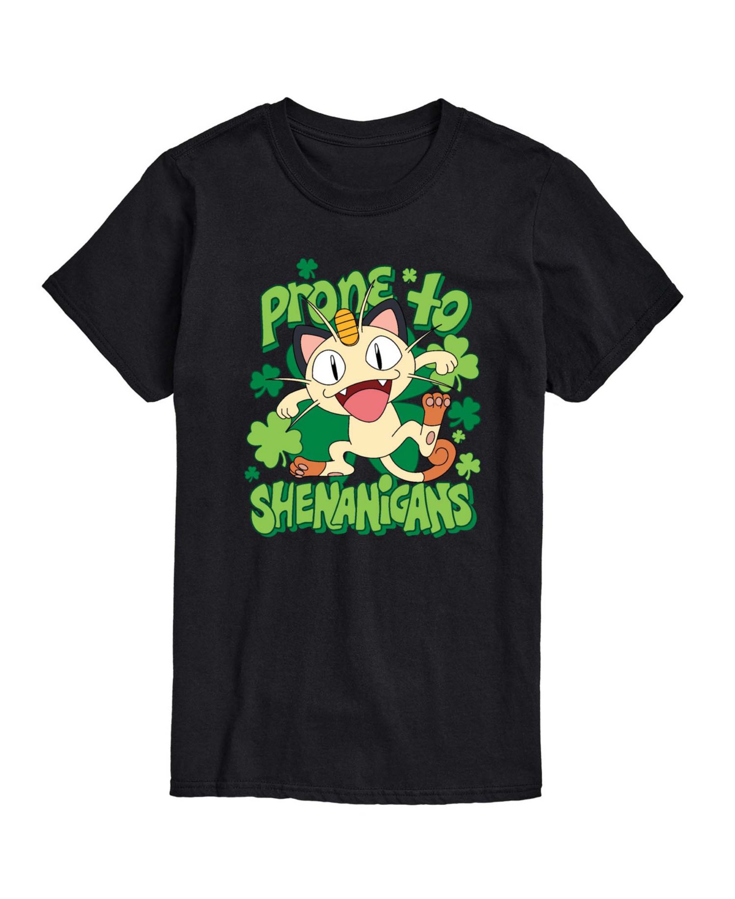 Men's Pok&eacute;mon Shenanigans Meowth Short-Sleeve Graphic T-Shirt