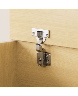 L-Shaped Modular Storage Bench with Cushion