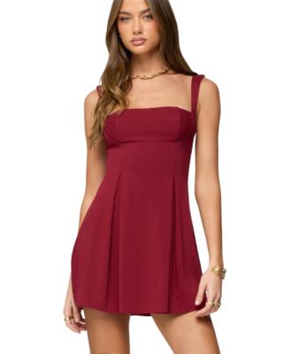 Women's Mazey Square Neck Mini Dress