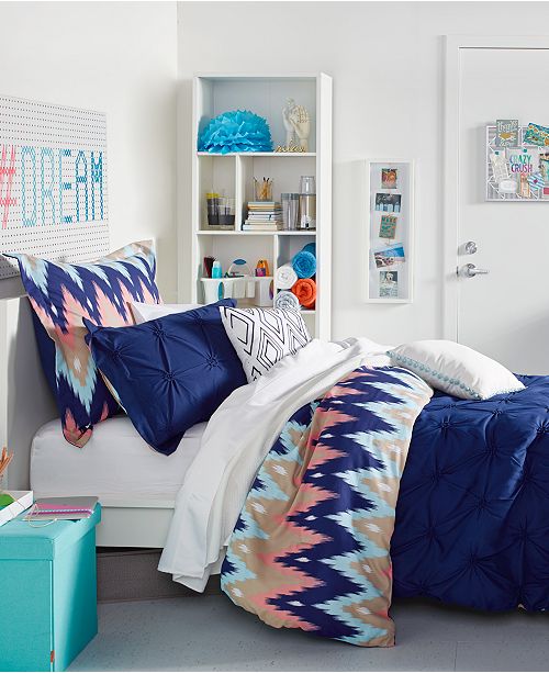 Mytex Closeout Aztec Stripe 10 Pc Reversible Queen Comforter Set