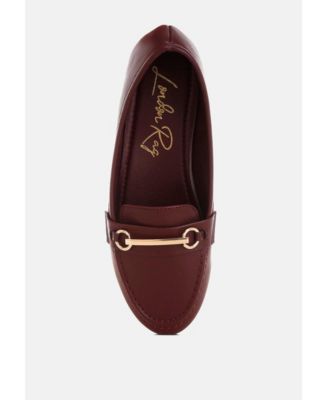 Women's Oliot Horsebit Detail Flat Loafers