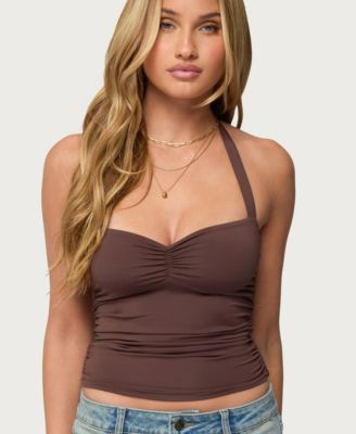 Women's Anael Ruched Halter Top