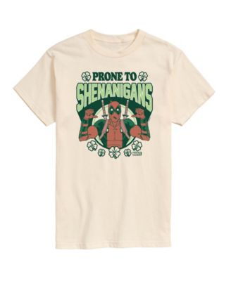 Men's Deadpool Prone To Shenanigans Short-Sleeve Graphic T-Shirt