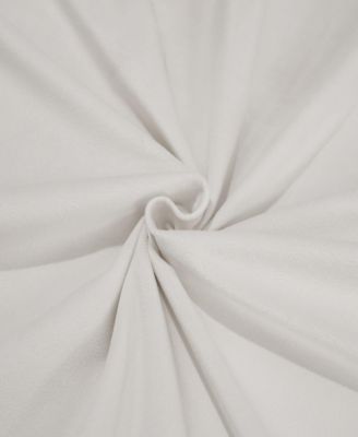 Porcelain White Grommet Signature Velvet Blackout Curtain