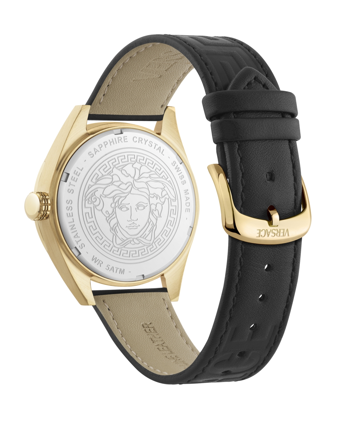 Versace Men's Athletic Ip Yellow Gold Stainless Steel Strap Watch, 41mm