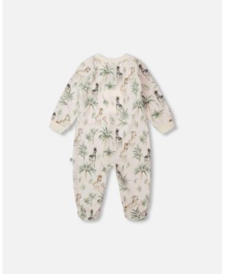 Baby Boys Cotton Jersey One-Piece Pyjama Zebra Print