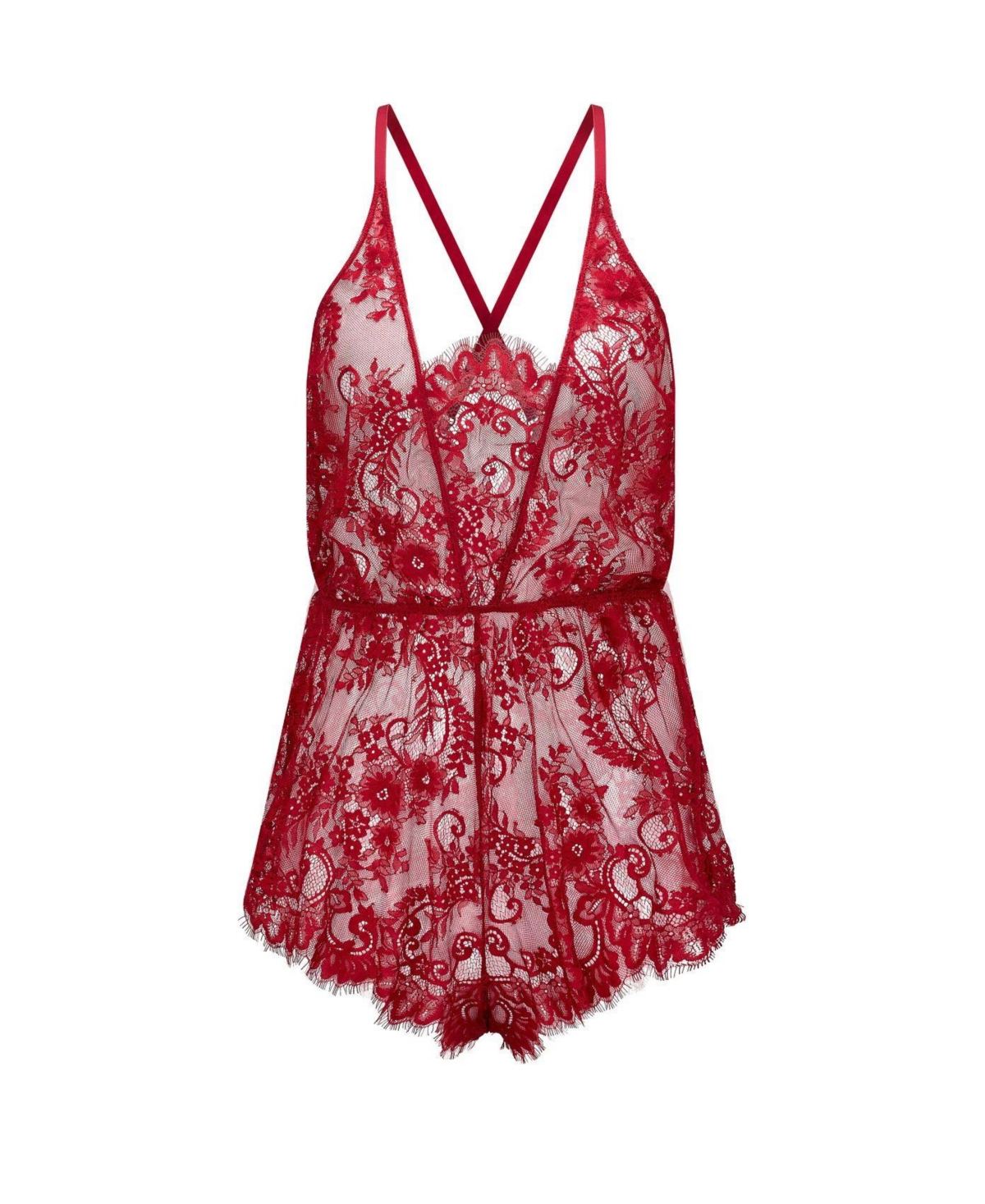 Adore Me Plus Jasmin Romper Lingerie