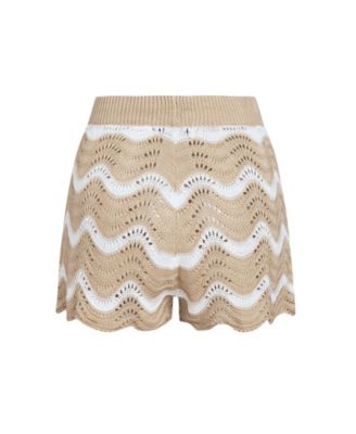 Women's Garden Striped Cover-Up Shorts