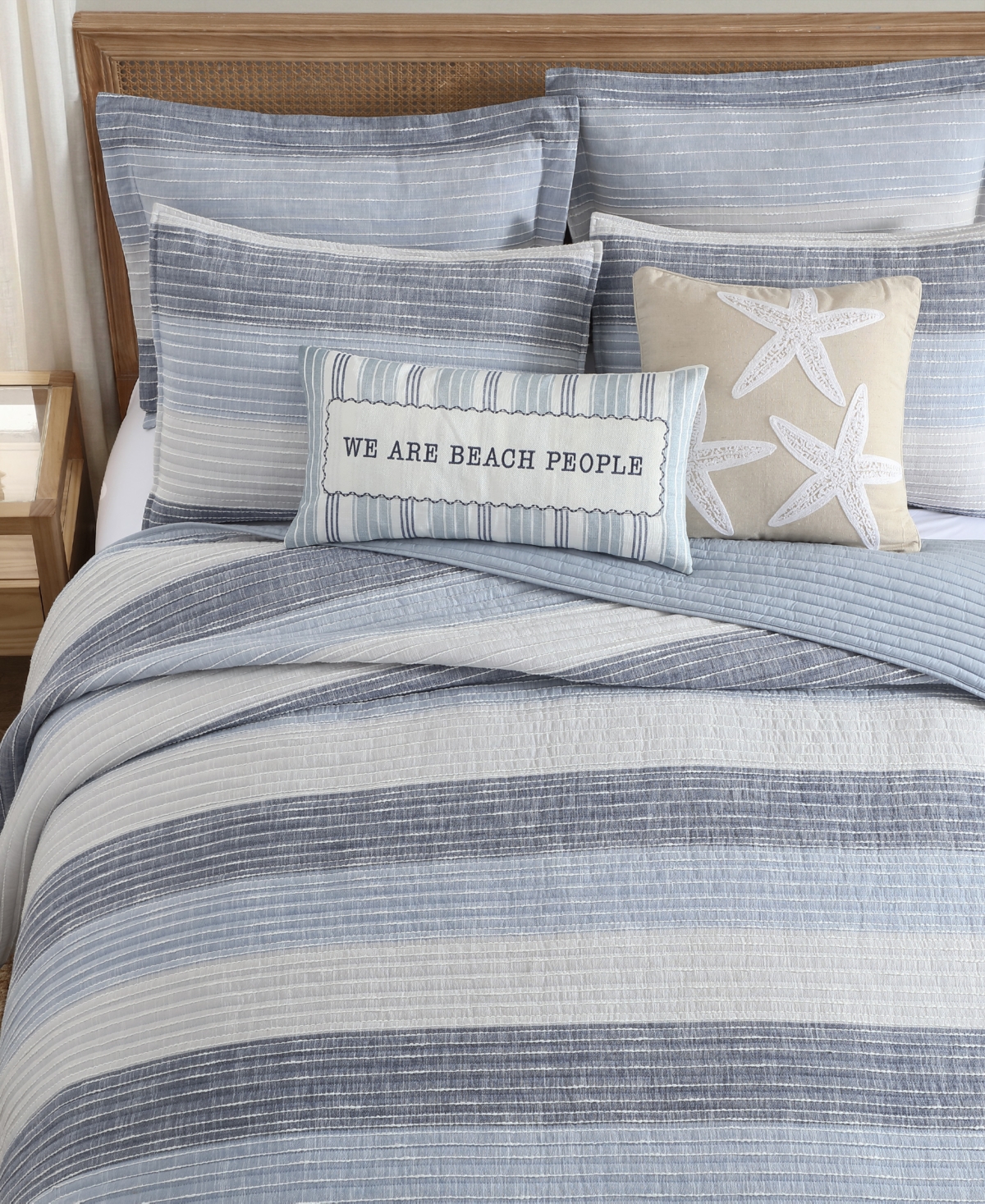 Levtex Home Sand Stripes Textured Quilt