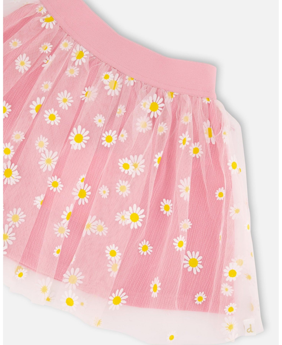 Deux par Toddler Girls Mesh and Crinkle Jersey Skirt