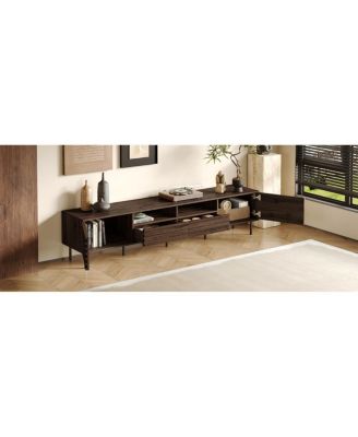 Modern TV Stand for TVs with Storage & Cable Management