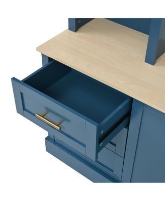 Farmhouse 4-Piece Entertainment Center Wall Unit