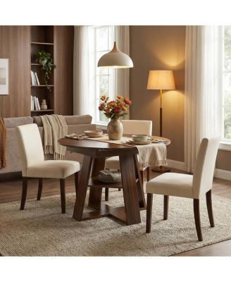 Streamdale Extendable Walnut Dining Table for 4-8