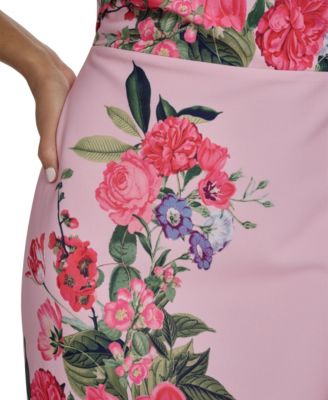 Petite Draped Bodice Midi Dress