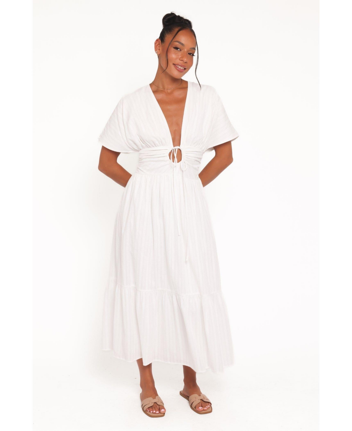Petal and Pup Women's Edel Short Sleeve Maxi Dress