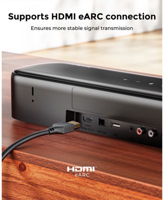 7.1ch Sound Bar with Dolby Atmos, Surround Sound System for TV with 4 Surround Speakers, Soundbar with Subwoofer for Home Theater, Aura A60