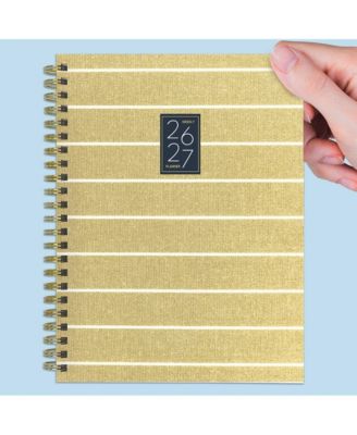 July 2026 - June 2027 Linen Medium Weekly Monthly Planner