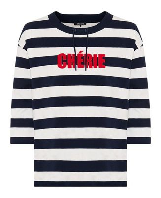 Women's Cherie Embroidered Jersey Knit Top