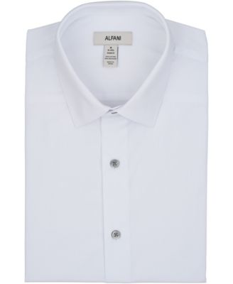 Men's Slim-Fit Solid Dress Shirt