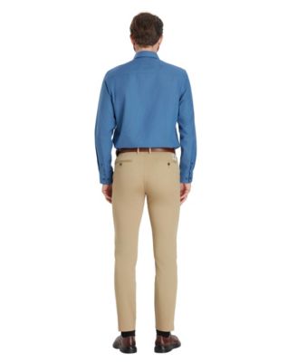 Men's Slim-Fit Solid Dress Shirt