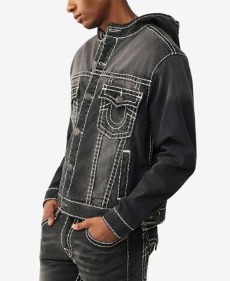 Men's Hooded Denim Jacket