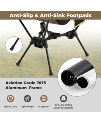 Portable Camping Chair with Compact Carrying Bag, Foldable Outdoor Seat