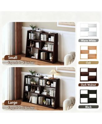 Extendable Modular Cube Bookshelf -Storage for Small Spaces