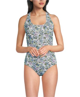 Women's Long Torso Tugless X-Back One Piece Swimsuit