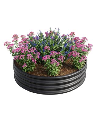 Galvanized Metal Raised Garden Bed Planter Box