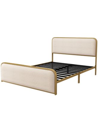  Queen Upholstered Bed Frame with Storage Space