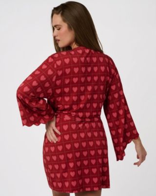Women's Scallop Sleeve Robe