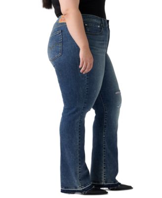Trendy Plus Size 725 High-Rise Bootcut Jeans
