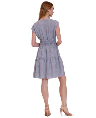 Women's V-Neck Short Dress