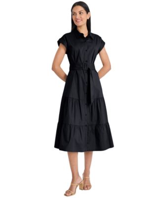 Women's Collared Shirt Dress
