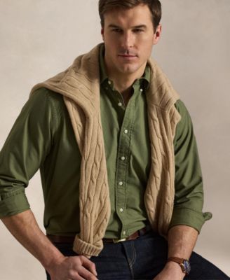 Men's Big & Tall Garment-Dyed Oxford Shirt