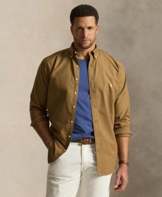 Men's Big & Tall Garment-Dyed Oxford Shirt