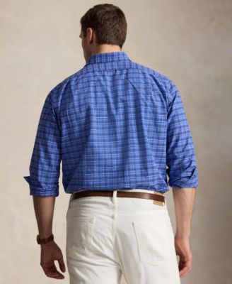 Men's Big & Tall Plaid Oxford Shirt