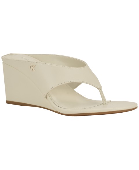 Женские сандалии Calvin Klein Women's Marchela Thong Slip-On Wedge Sandals