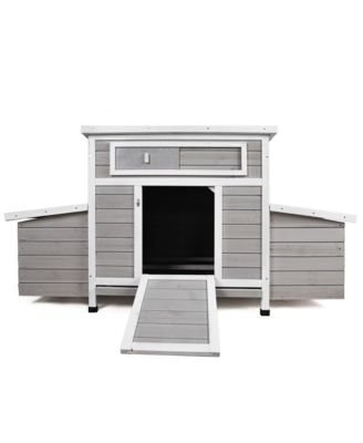58" Fir Wood Outdoor Storage