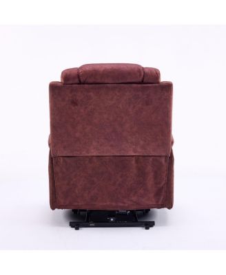 Oversized Power Lift Recliner Massage Chair for Elderly, USB/Type-C Ports