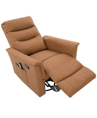 Manual Recliner Chair with 8-Point Massage & Adjustable Backrest
