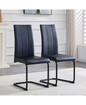 Streamdale 4-Pack PU Upholstered Dining Chairs - Modern Kitchen Side Chairs